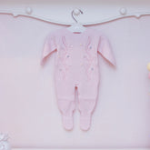 Saída Maternidade Nozinho Colorido Rosa Bebe ( PP )